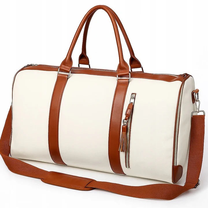 Leder-Reisetasche 2in1
