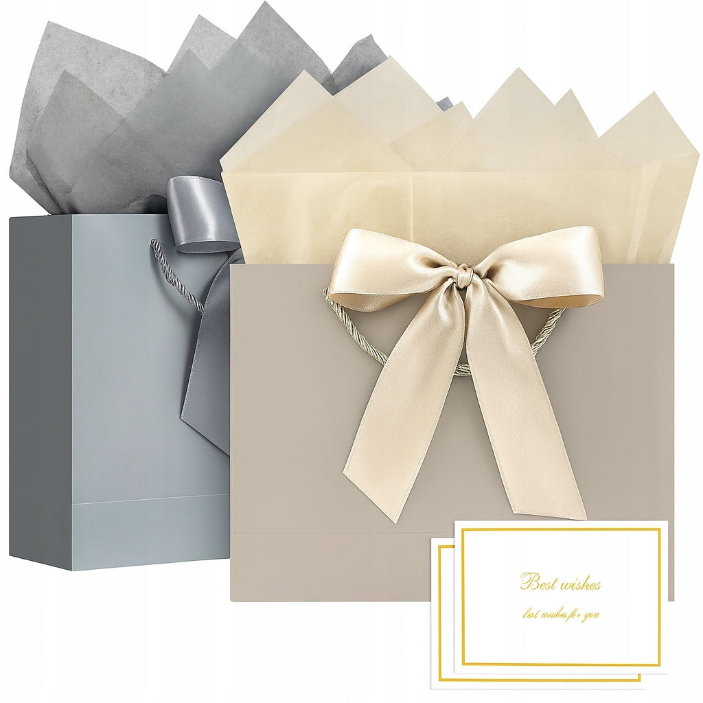 Geschenktüte mit Schleife 2tlg.