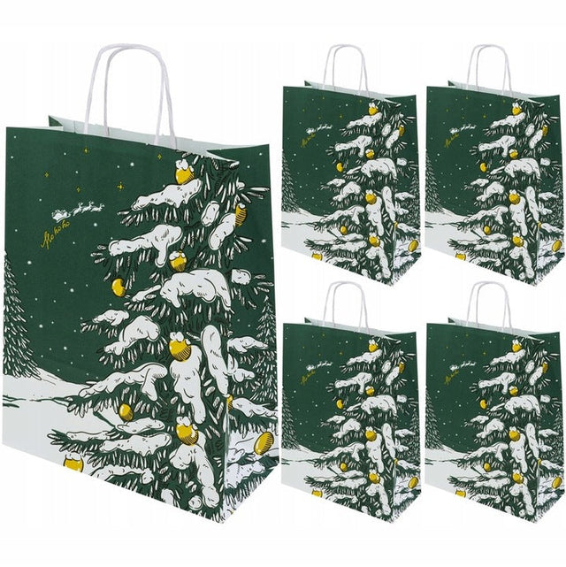 Papiertüte 240x100x320mm 5St.