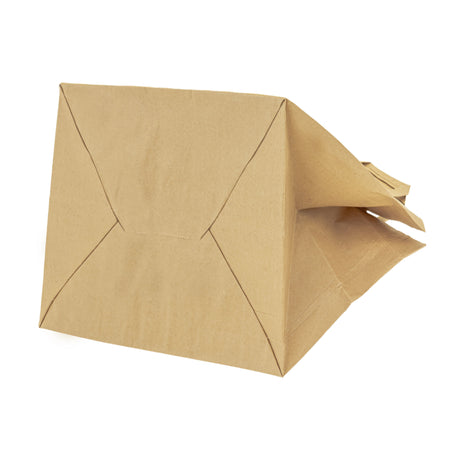 Papiertragetasche mit Flachhenkel 32+22x24,5 cm, 70 g/m², braun