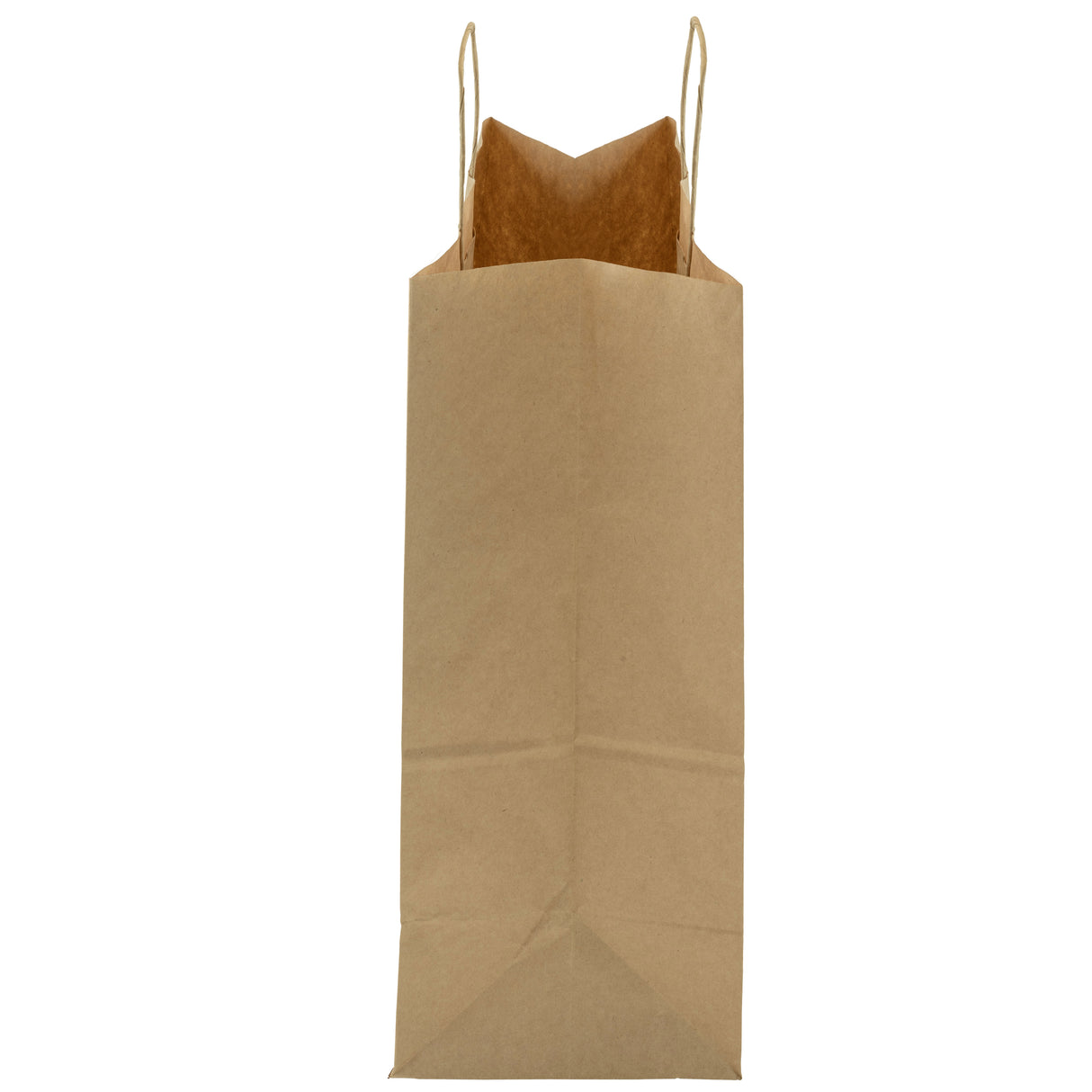 Papiertüte mit gedrehtem Griff 330x160x380mm Braun