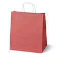 Papiertüte mit gedrehtem Griff 300x170x340mm Rot Weiß