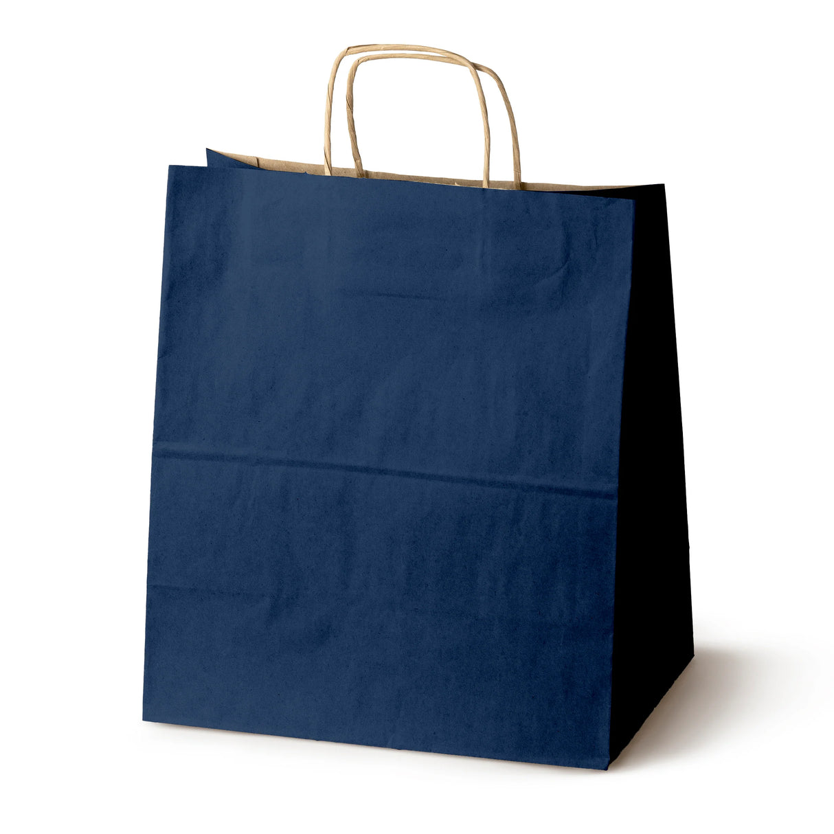 Papiertüte mit gedrehtem Griff 305x170x340mm Marineblau