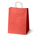 Papiertas met gedraaid handvat 300x170x425mm rood