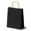 Papiertas met gedraaid handvat 300x170x425mm zwart