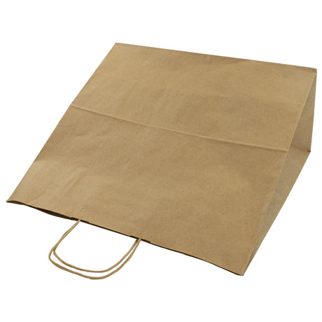 Papiertüte mit gedrehtem Griff 400x180x390mm Braun