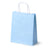 Papiertragetasche mit Kordelgriff 18+8x22,5 cm, 100 g/m², hellblau