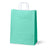Papiertragetasche mit Kordelgriff 24+10x32 cm, 100 g/m², mintgrün Weiß
