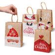 Torba papierowa świąteczna 210x110x270mm Święty Mikołaj 4szt.