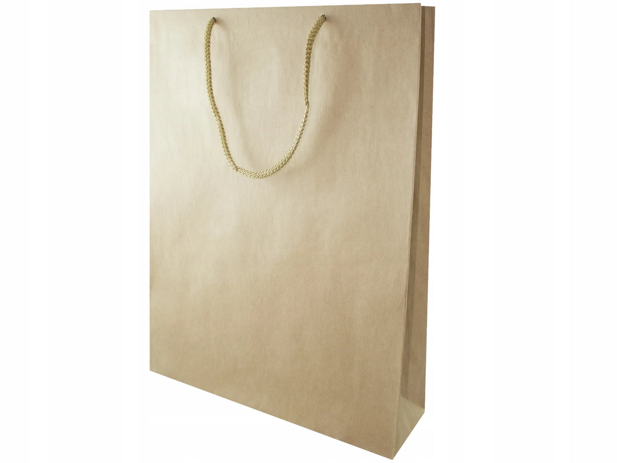 Sac en papier écologique prestige marron 300x100x400mm