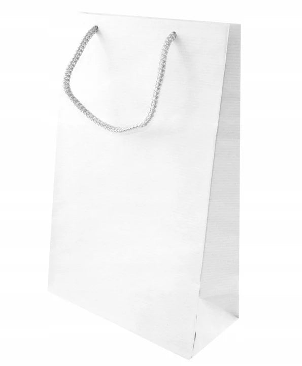 Sac en papier écologique prestige blanc 300x100x400mm