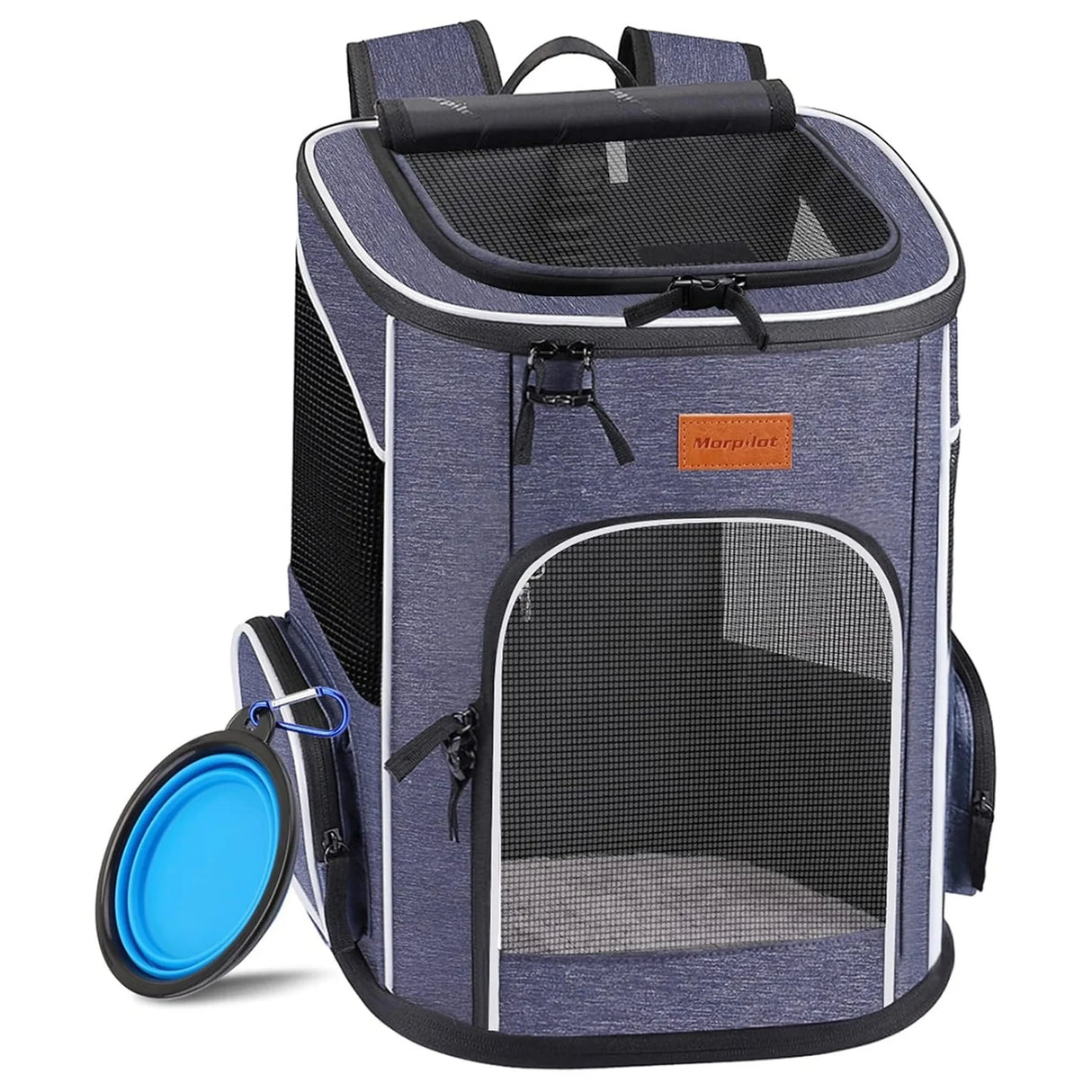 Transportbox für Katzen und Hunde mit Napf