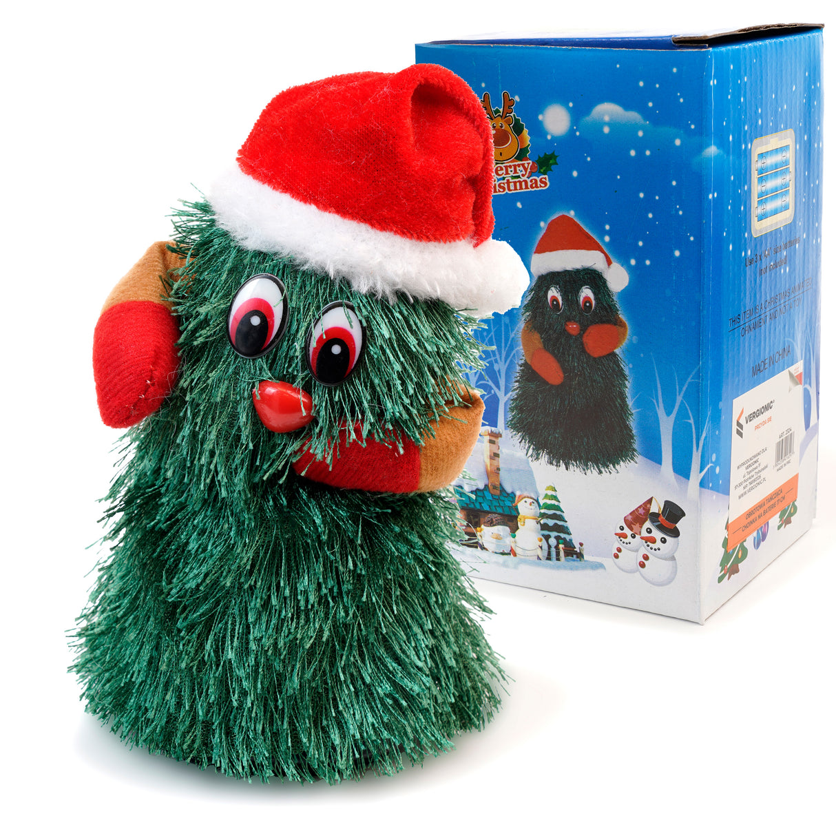 Tanzender, singender Weihnachtsbaum