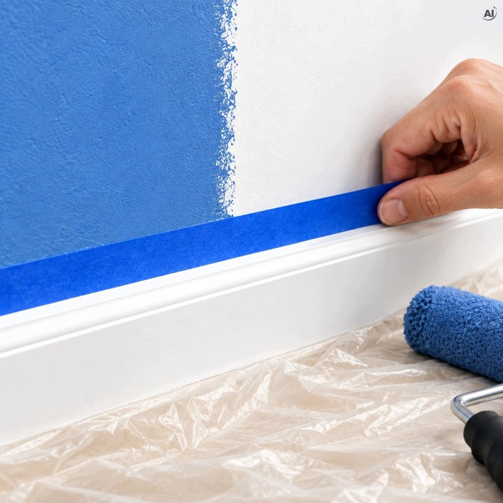 Blaues Malerband 20 mm x 20 m