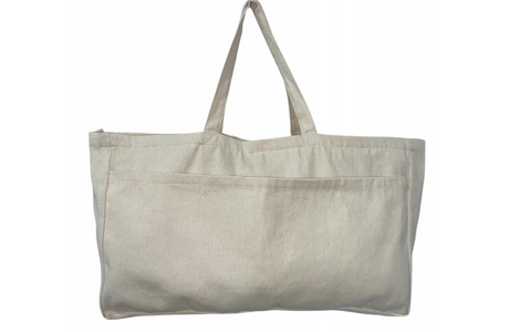 Baumwolltasche Ecru Frühling 600x120x120x370 mm