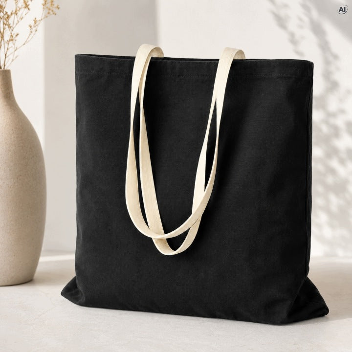 Baumwolltasche 34 x 40 cm, 280 g/m², schwarz