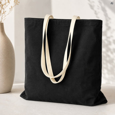 Baumwolltasche 34 x 40 cm, 280 g/m², schwarz