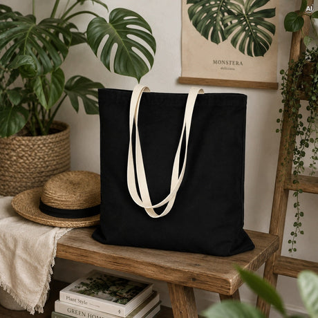 Baumwolltasche 34 x 40 cm, 280 g/m², schwarz