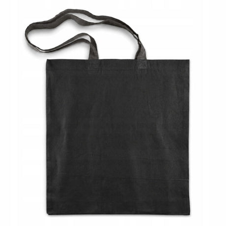 Baumwolltasche 380x420mm Schwarz Henkellänge: 70cm
