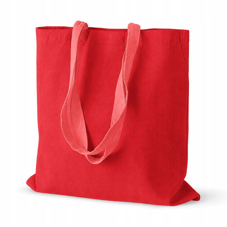 Baumwolltasche 380x420mm Rot Henkellänge: 70cm