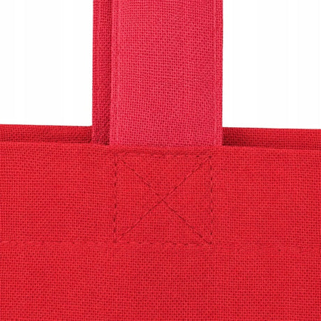 Baumwolltasche 380x420mm Rot Henkellänge: 70cm
