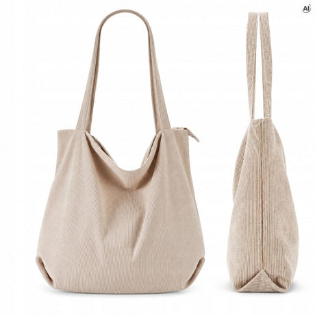 Cord-Tasche 450 x 100 x 350 mm beige