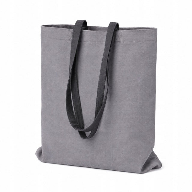Stofftasche aus Jeans 380x420 mm Grau Henkel: 70 cm