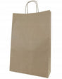 Papiertüte mit gedrehtem Griff 330x120x500 mm Braun
