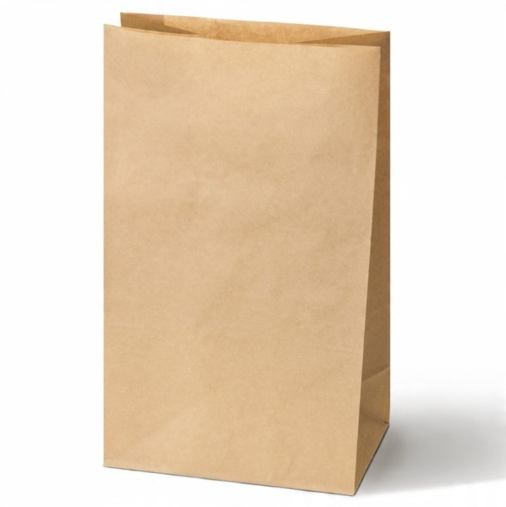 Blockpapierbeutel 160x80x270 mm Braun