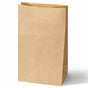 Blockpapierbeutel 160x80x270 mm Braun