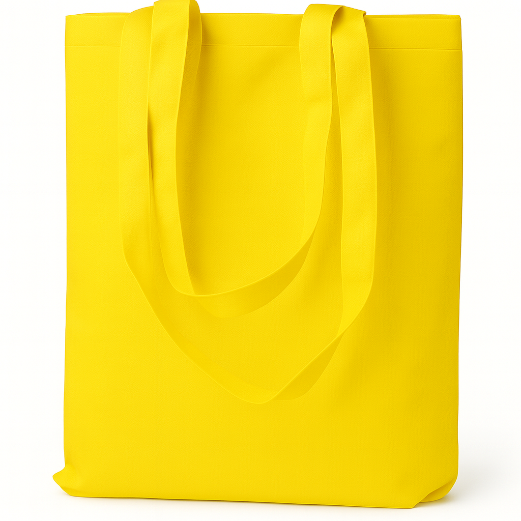 Torba polipropylenowa Żółta 320x460mm Uchwyt: 70cm