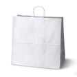 Papiertüte mit gedrehtem Griff 450x170x480mm Weiß