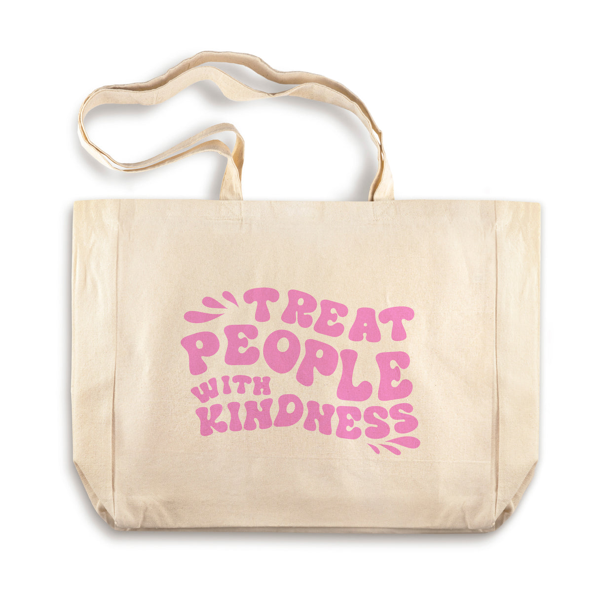 Baumwolltasche Treat people with kindness