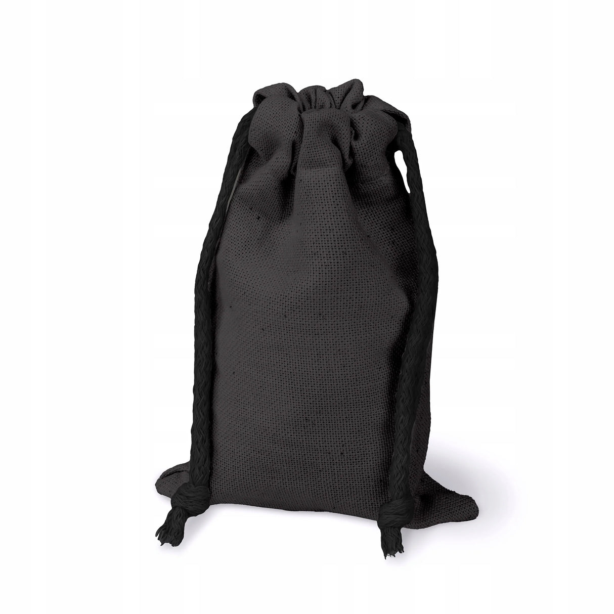 Baumwollsack Graphit 10x15cm 220g