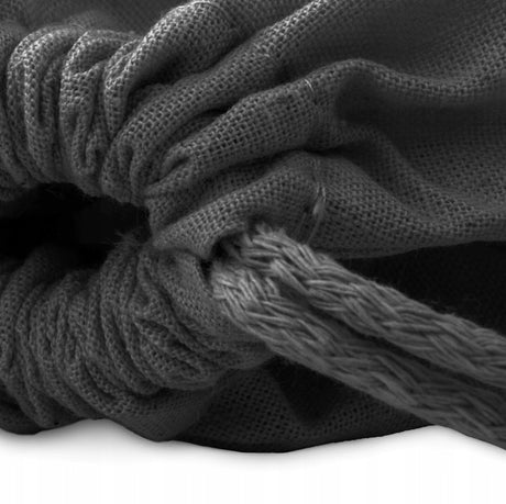 Baumwollbeutel 15x20 cm schwarz 140g