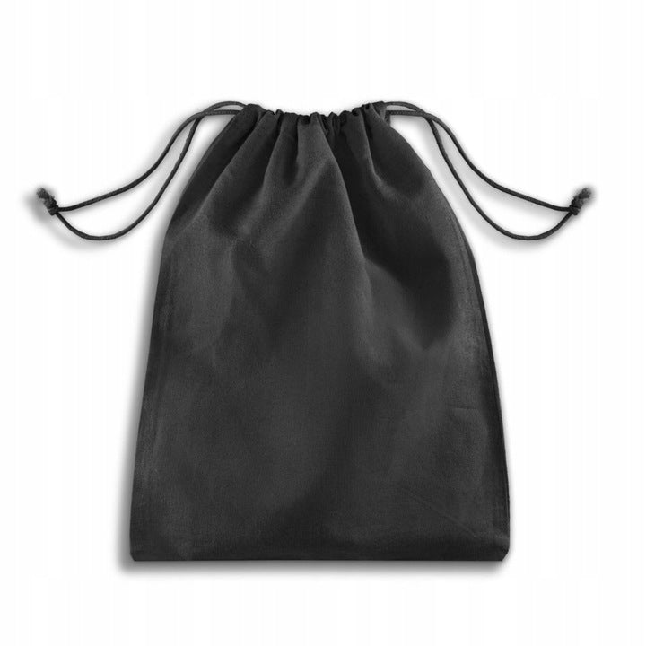 Baumwollbeutel Schwarz 25x30 cm 140 g