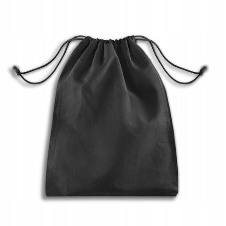 Baumwollbeutel Schwarz 25x30 cm 140 g