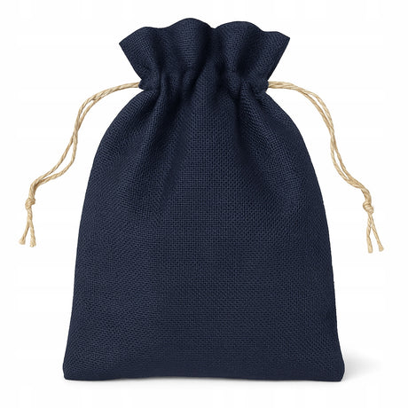 Jutebeutel 17x20 cm Marineblau Elegante Verpackung für Geschenke Schmuck