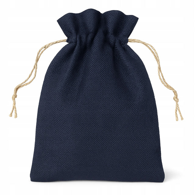 Jutebeutel 17x20 cm Marineblau Elegante Verpackung für Geschenke Schmuck
