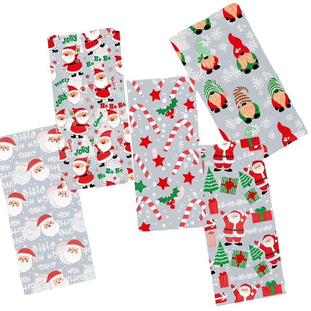 Weihnachtliches Cellophantüten-Set 20tlg.