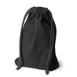 Baumwollbeutel mit Kordelzug 12 x 20 cm, 145 g/m², schwarz