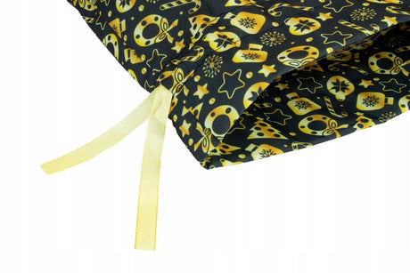 Polyesterbeutel 200x250mm Schwarz für Weihnachten