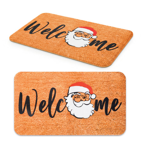 Weihnachts-WILLKOMMEN Weihnachtsmann-Fußmatte Eingangsdekoration