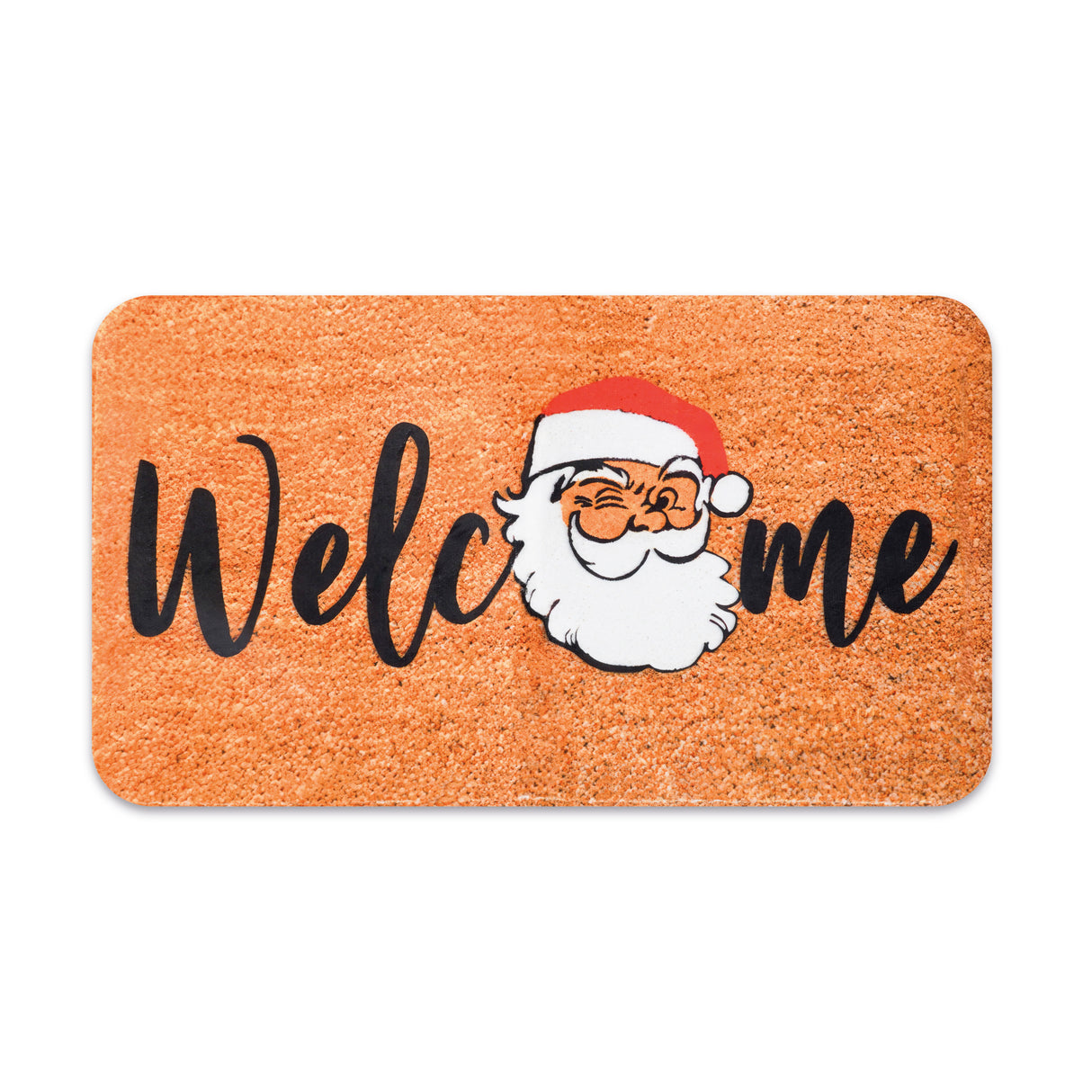 Weihnachts-WILLKOMMEN Weihnachtsmann-Fußmatte Eingangsdekoration