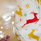 Weihnachtsbeutel aus Baumwolle 25x30cm COLOUR Rentiere