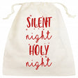 Weihnachts-Baumwollbeutel STILLE NACHT HEILIG 25x28cm 145g