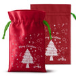 Set Weihnachtstüten aus Wigofil 250x350mm Rot 10St.