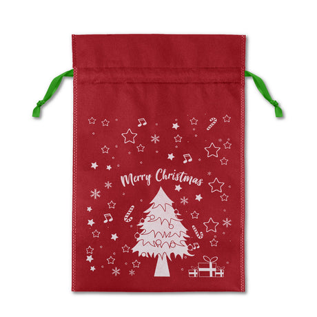 Set Weihnachtstüten aus Wigofil 250x350mm Rot 10St.