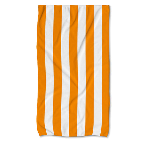 Schnelltrocknendes Strandtuch 150x80 cm Bunte Streifen Orange