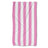 Schnelltrocknendes Strandtuch 150x80 cm Bunte Streifen Rosa